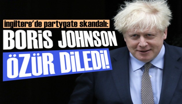 İngiltere'de partygate skandalı: Başbakan Johnson özür diledi!